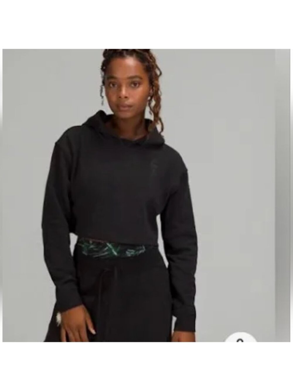Lululemon Team Canada All your cropped hoodie COC logo